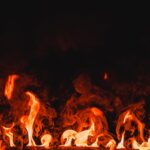 Fire flame background